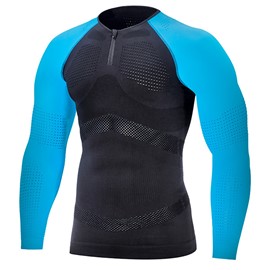 OXYBURN T-SHIRT MANICA LUNGA 1/2 ZIPHANK