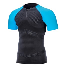 OXYBURN T-SHIRT 1/2 ZIP PEAK