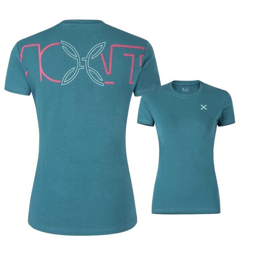 MONTURA BRAND T-SHIRT DONNA