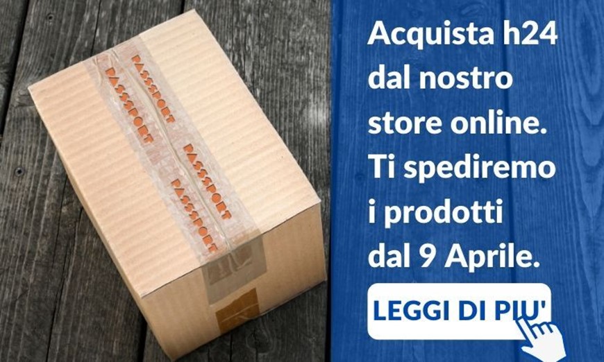 SPEDIZIONI DAL 9 APRILE